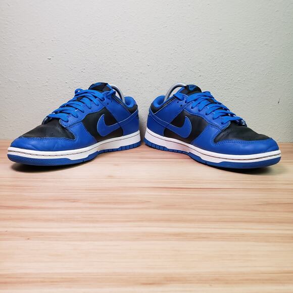 Nike Men\'s Size 8 Dunk Low Retro Casual Shoes Hyper Royal Blue Black‎ Streetwear main image 8
